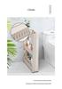 Compact Multi-Layer Mobile Storage Rack: Door Crevice, Dorm, Bedside, Bathroom