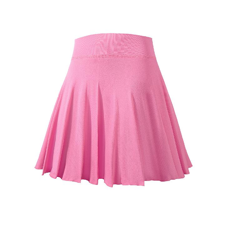 Neuer gefälschter zweiteiliger blendfreier plissierter Sport-Kurzrock, Badmintonrock, Fitness-Yoga-Kurzrock für Damen