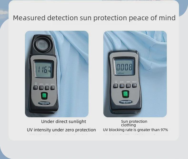 Unisex UPF50+ Ice Silk Sun Protection Jacket - Anti-UV, Lightweight, Breathable, Perfect for Fishing and Outdoor Activities