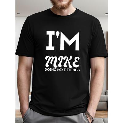 Grafisches Herren-Kurzarm-T-Shirt Sommer-T-Shirt Top