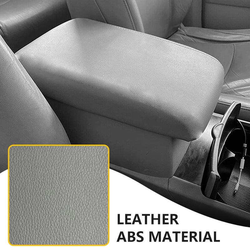 Car Armrest Cover Leather Pad Center Console Cushion Cap Styling Accessories Decoration For Toyota Highlander Kluger 2008-2013