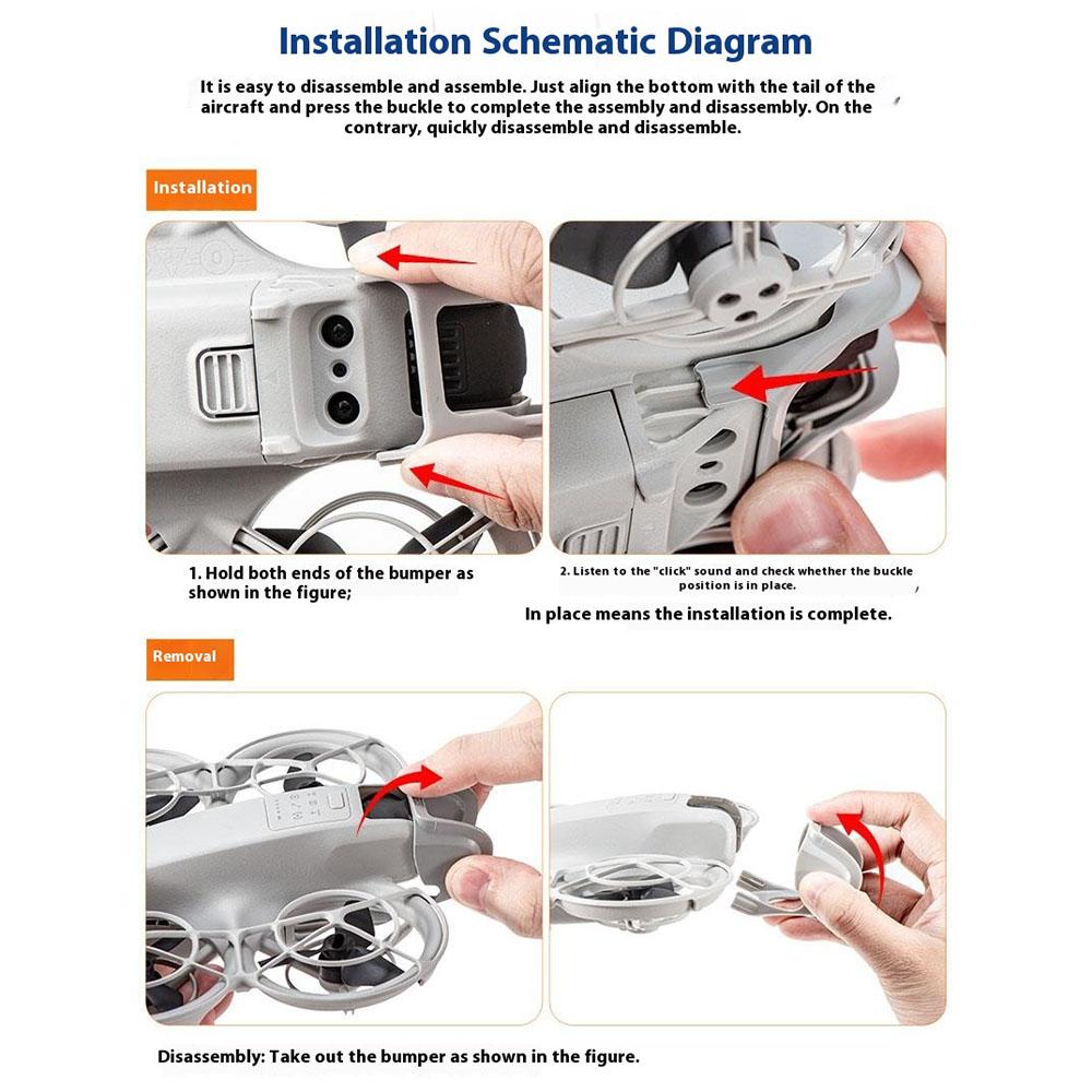 STARTRC For DJI Neo Drone Gimbal Lens Protection Bumper Plastic Anti-Collision Guard