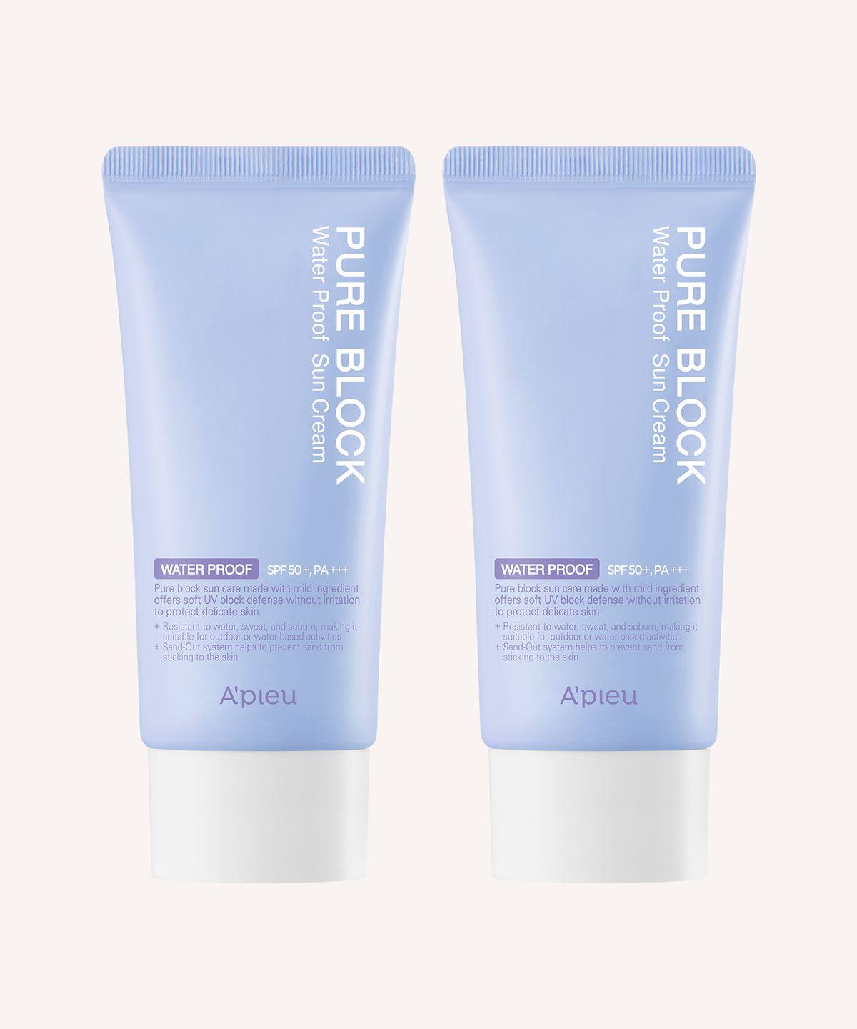 [2 Items] Pure Block Natural Waterproof Sun Cream 50ml*2