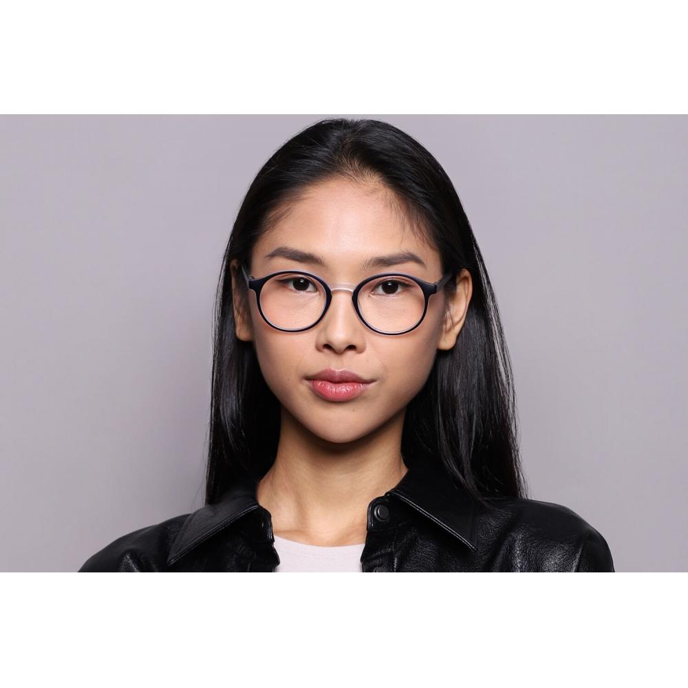 Full Rim Round Blue Smartbuy Collection Jorijei Cp137d Fashion Men Eyeglasses