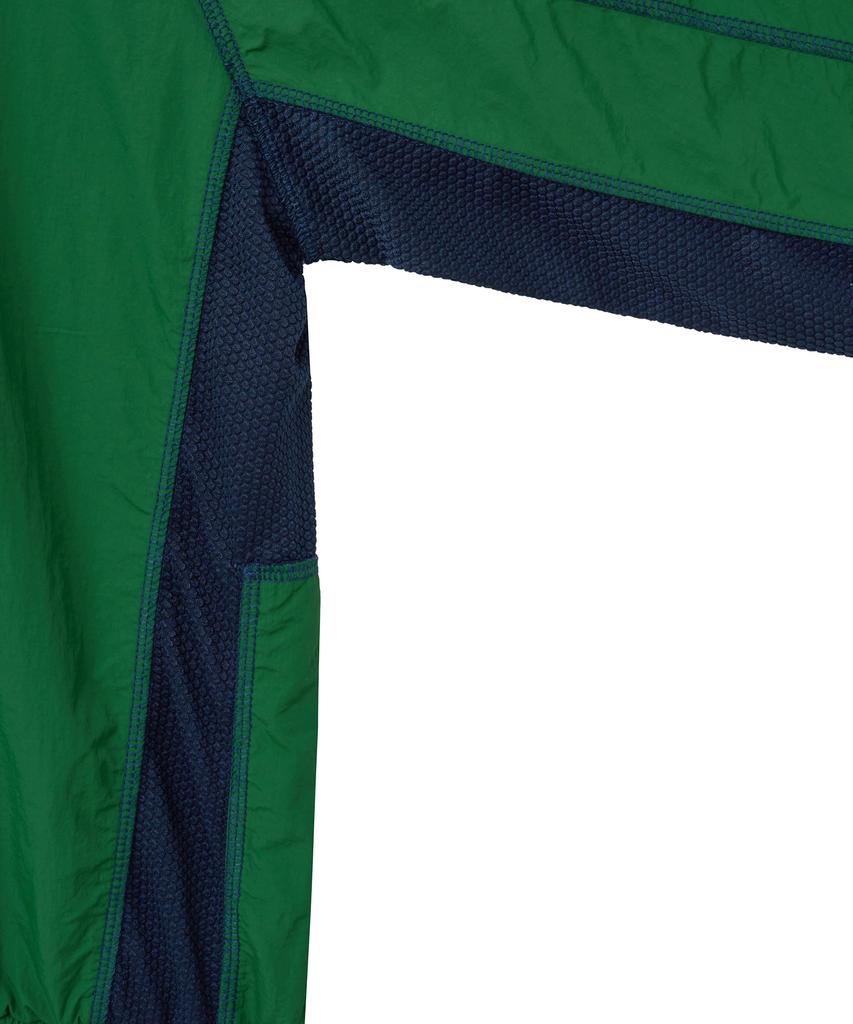 PHYPS MOTORCYCLE Nylon Mesh Block Long Sleeve Green