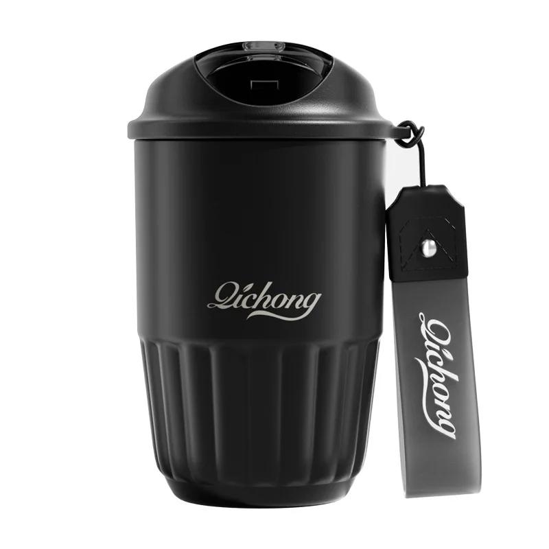 400ML Ceramic Liner Thermos Coffee Cup Travel Coffee Mug Vacuum Insulated Thermos for Coffee Thermal Cup Tumbler Birthday Gift