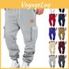 Winter Mens Pants Casual Sports Mens Sports Multi Pocket Work Pants Sweatpants