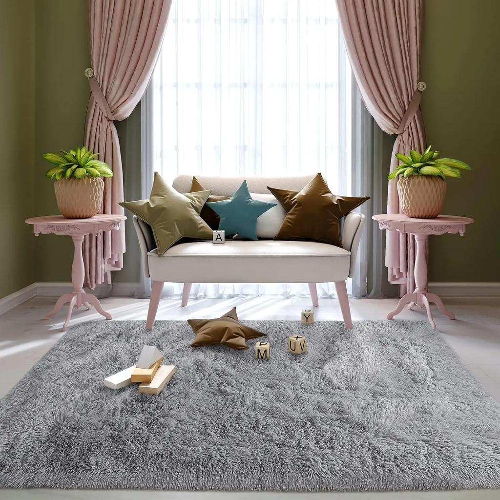 Modern Minimalist Plush Carpet For Soft Bedroom, Living Room, Indoor Floor Mat, Home Decoration, Children's Room Carpet