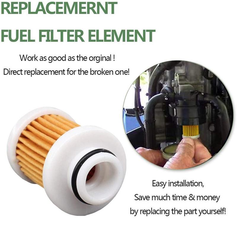 2PCS 6D8-WS24A-00 Fuel Filter For Yamaha F50-F115 Outboard Engine 40-115Hp 30HP-115HP 4-Stroke Filter 6D8-24563-00-00 Fuel Filters5