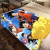 1PC Son Goku  Print Flannel Blanket, High Quality All Seasons, Home Decor, Warmth and Comfort, Perfect for Christmas Gifts