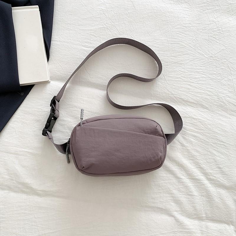 Mori Bag Women's Minimalist Style Girl Heart Messenger Bag 2025 Autumn New Casual Solid Color Women's Bag Lightweight Cloth Bag