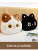 Genuine Snot Bear Black Cat Plush Hugging Pillow - Cute Lumbar Support Doll