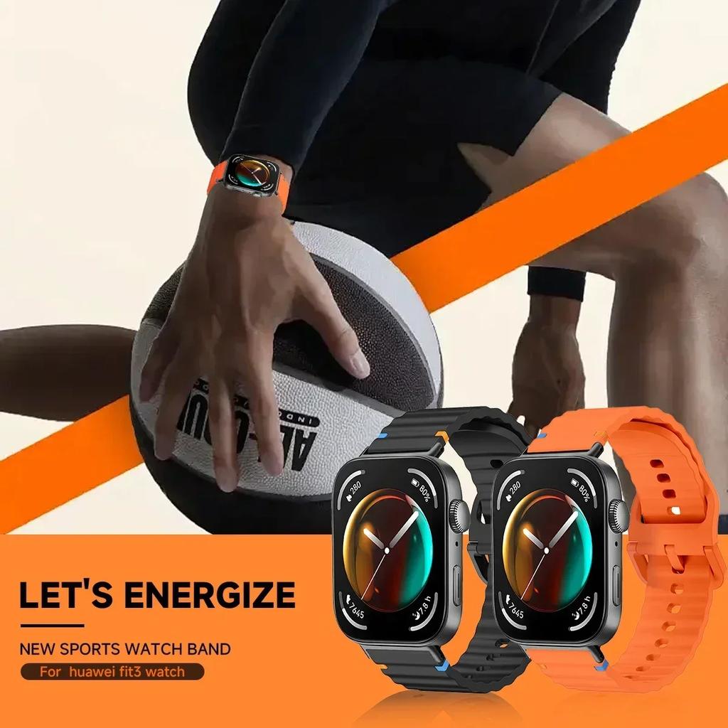 Silicone Strap For Huawei Watch Fit 4 4pro 3 Sports Watchband Replaceable Breathable Wristband For Huawei Fit 2 1Bracelet Correa