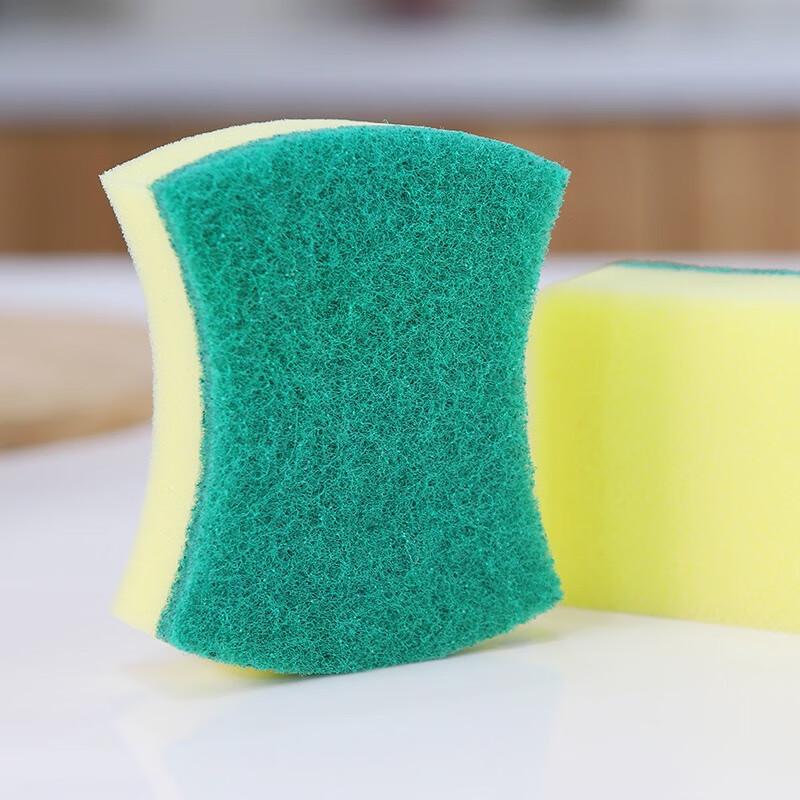 Waist-shaped Sponge Scouring Pad