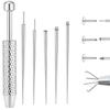 Practical Piercing Tool Set Stainless Steel Texture Suitable for Body Jewelry Insertion from 14G to 20G Safe Applicator