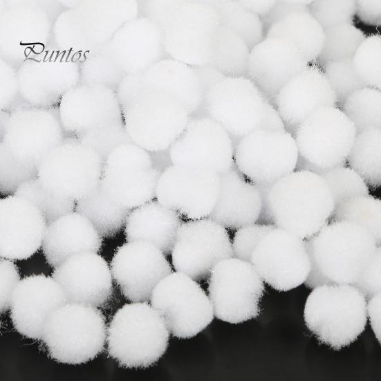 300 Pcs Pom Poms for Crafting 10mm Fluffy Felt Balls Solid Color Fuzzy Pompoms for Dolls Garland DIY Crafts Decorations