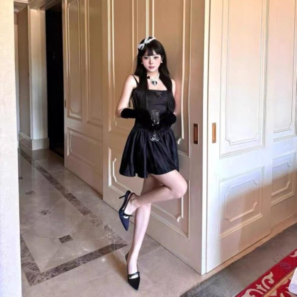 Elegant Lace Billycock Hat Sweet Heart Crystal Round Hat Vintage Bow Pillbox Hat  Dance Show