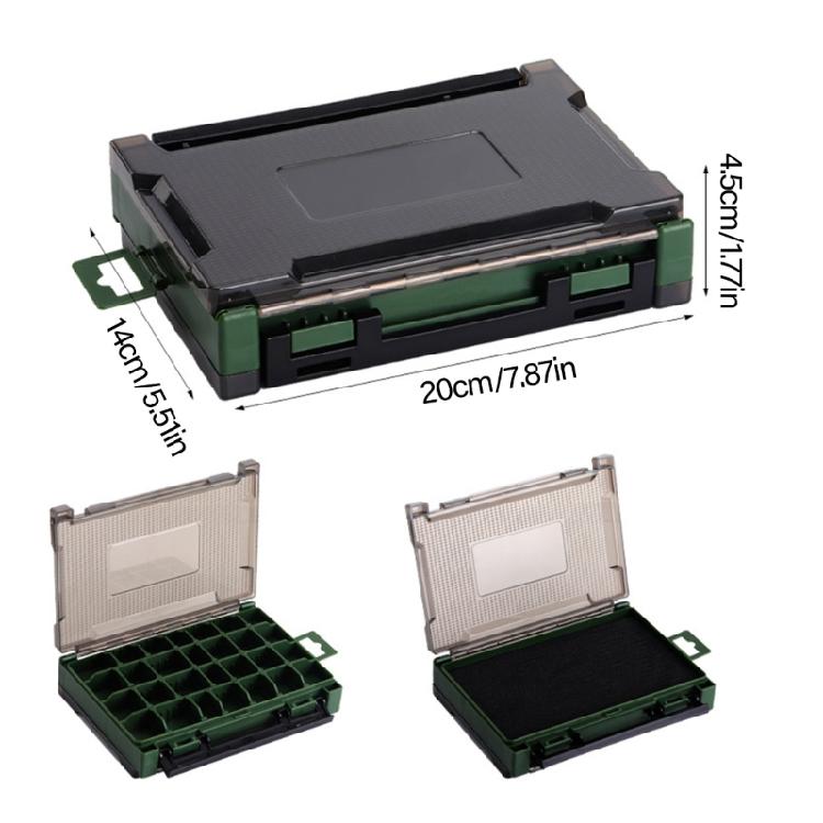 Double Sided Baits Lures Box Hook Organizers Portable Fishing Tackle Box Baits Fishing Accessories Storage Box Enduring