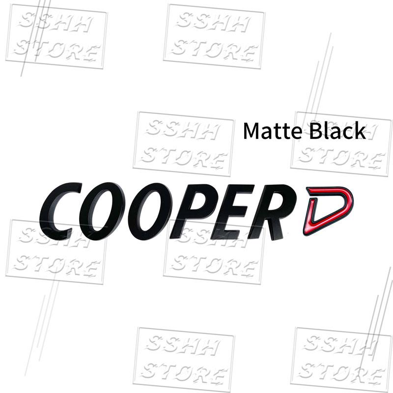 Car-Styling COOPER SD Emblem Car Trunk Body Stickers For Cooper S JCW R55 R56 R57 R58 F54 F55 F56 F57 F60 Countryman