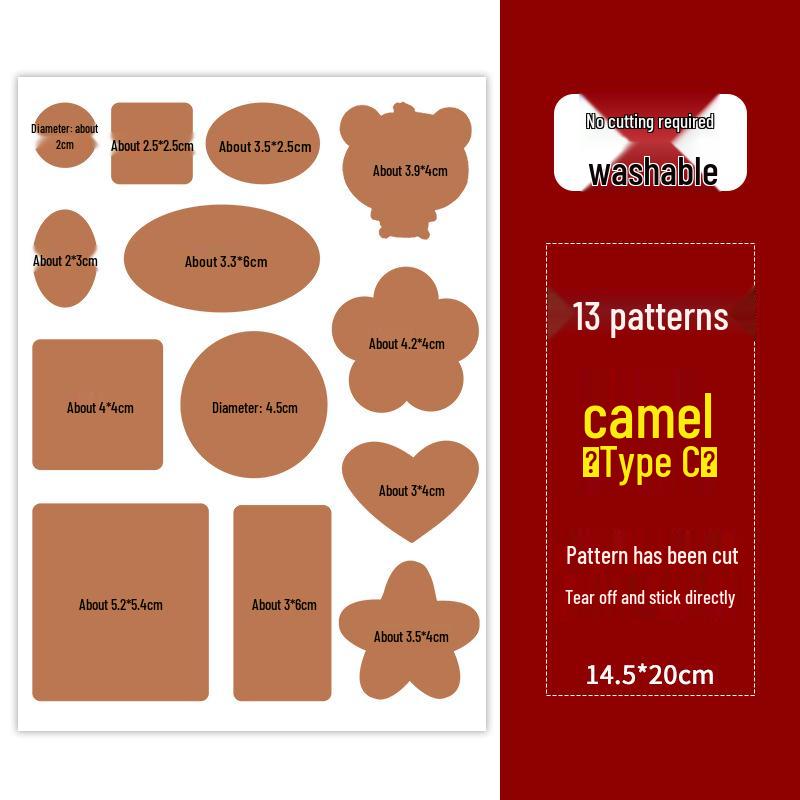 16-Color Self-Adhesive Seamless Repair Patch for Clothes and Jackets