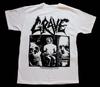 Vtg GRAVE TREMENDOUS PAIN Cotton White Full Size Unisex Shirt BL243