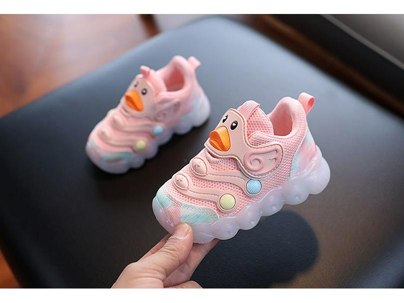 2025 Luminous Cartoon Sneakers: Soft Sole LED Light Up Shoes for Toddlers and Kids