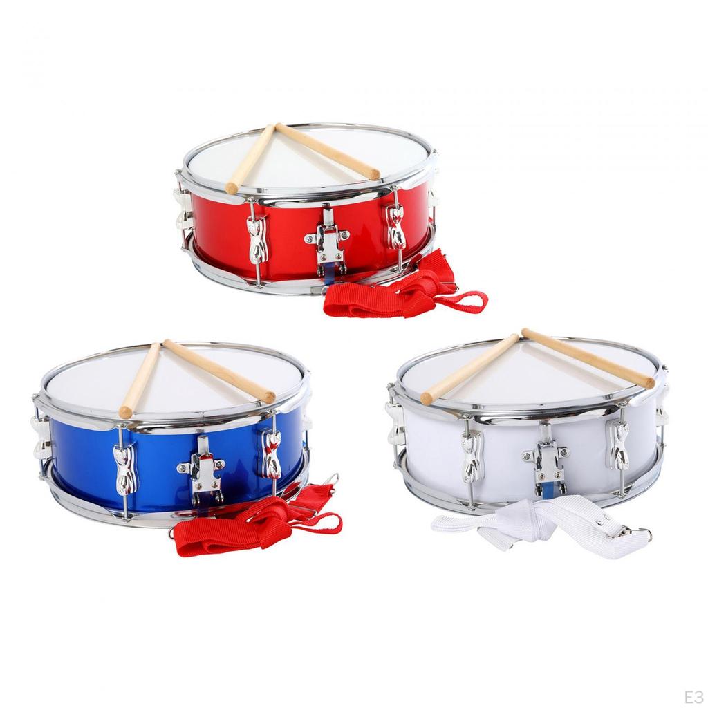 13 Hüvelykes Snare Dob Zenei Dobok Állítható Szíjjal, Könnyű Ütőhangszer,