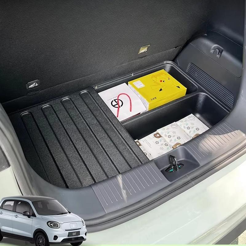 For Leapmotor T03 2024 Trunk Storage Box Trunk Cover Partition Stress-resistant Organizer Tray Car Interior Accessories