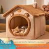 Ganzjahres-Hundebett mit Gehege für Katzen und kleine Hunde