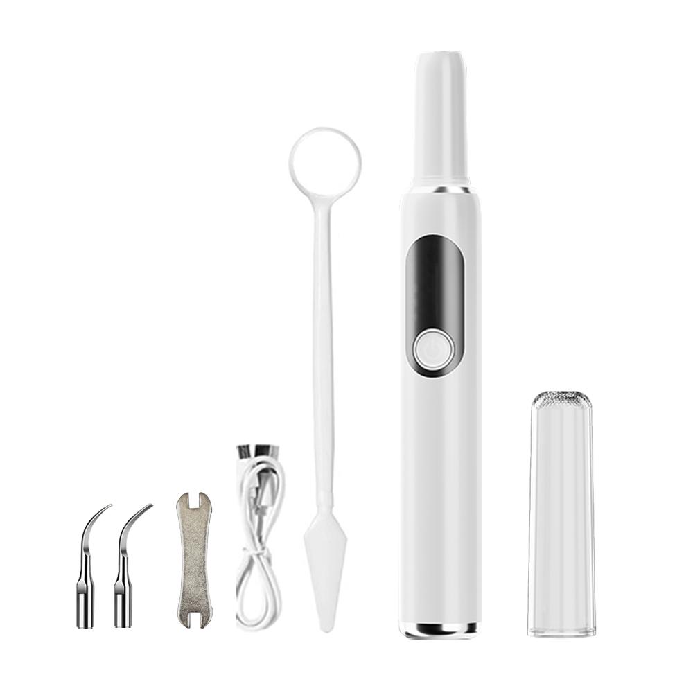 

Ultrasonic Dental Scaler Teeth Tartar Eliminator Dental Plaque Calculus Remover Dental Tartar Removal Ultrasound Teeth Cleaner белый