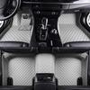 Car Floor Mats For Mitsubishi Outlander 2003- 2016 2017 2018 Flash Mat Leather Custom Foot Pads Automobile Carpet Cover
