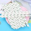 25Pcs Coconut Tree/Turtle Leaf /Cactus Drink Juice Paper Straws Children Birthday Party Decorations
