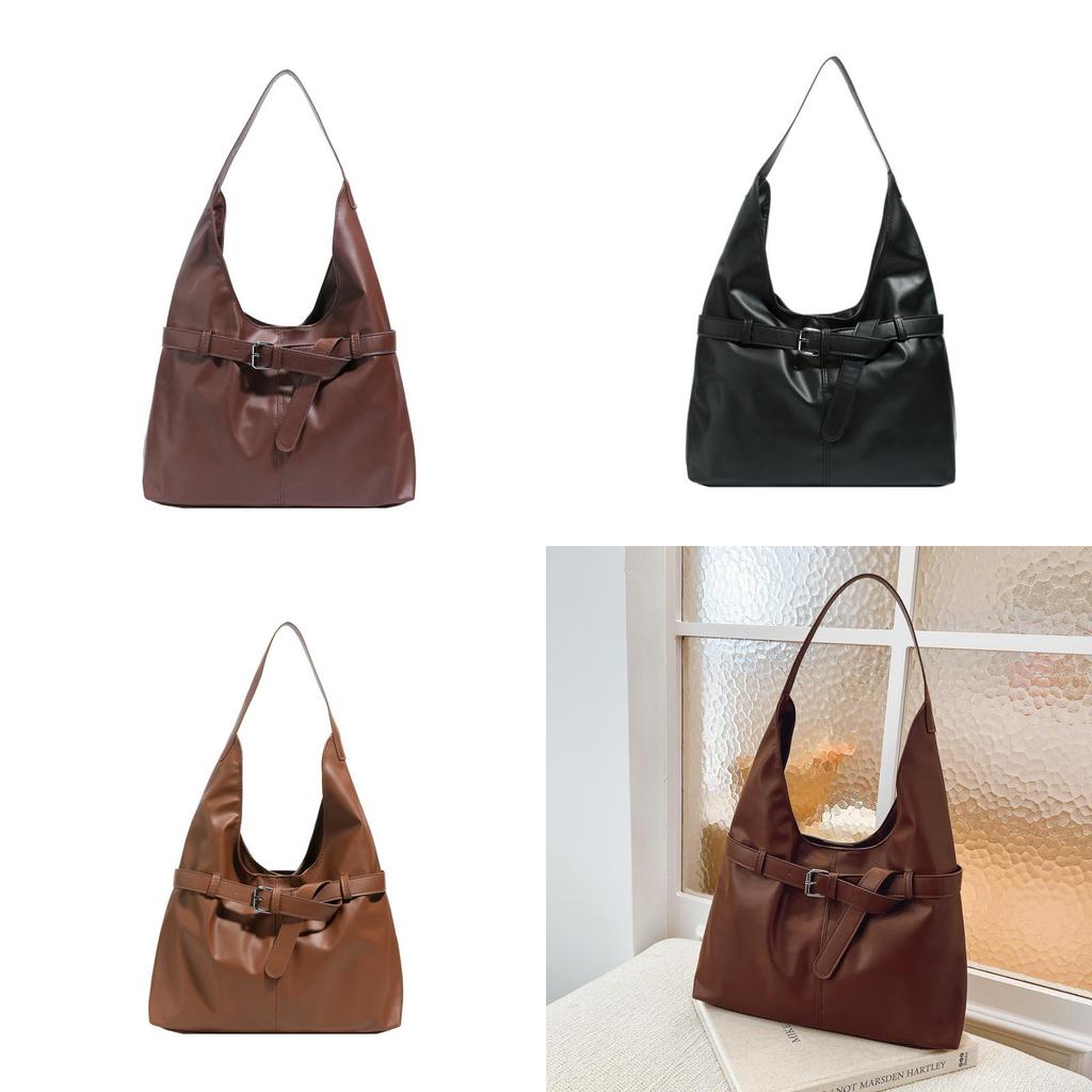 Vintage Leatherlook Tote Bag With Magnetic Closure For Work And Office Use