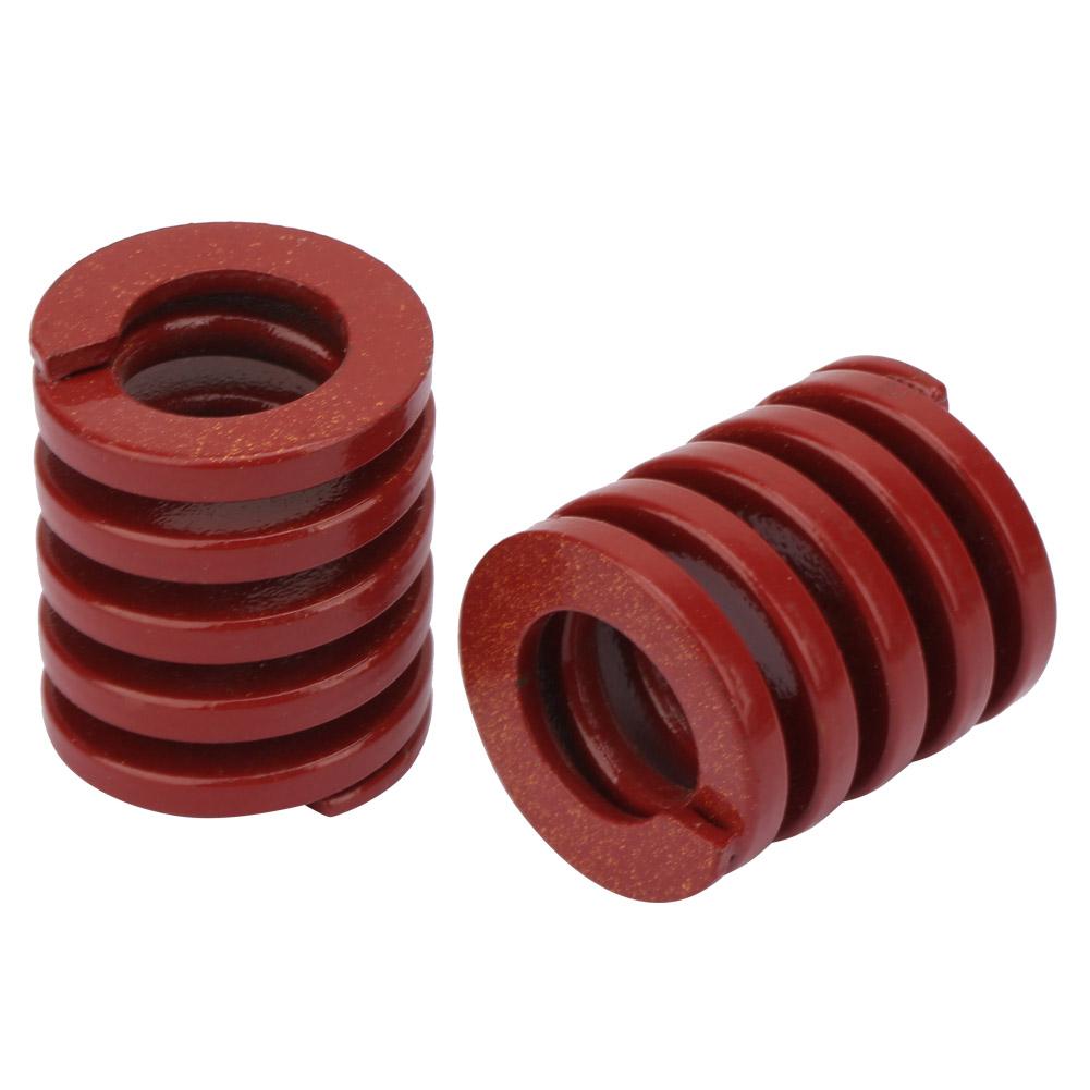 2pcs OD 30mm ID 15mm Medium Load Mould Die Spring Red (TM30*35mm)