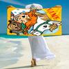 Personalized Pippi Horse Adventure Beach Towel Microfiber Beach Towel Thin Absorbent for Beach Swimming Yoga Bath Sports. 0910253