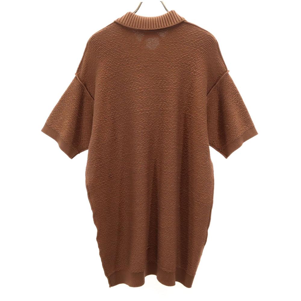 N°21 Short sleeve knit one piece 38 Brown Women Used
