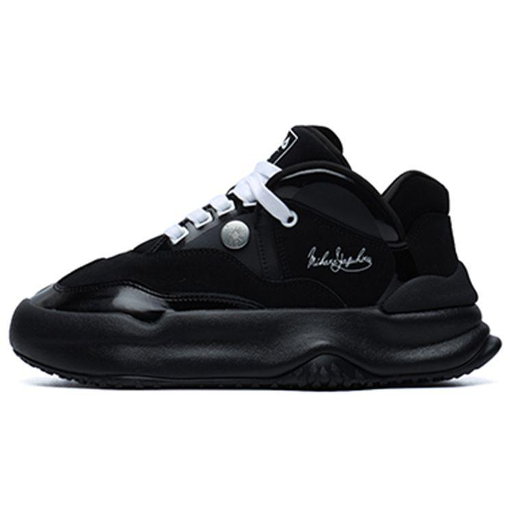 FILA Fashion Sneakers Synthetic Leather Top Layer Cowhide Suede Sports Low-Top Casual Shoes Women Sneakers Black F12W144139FBK