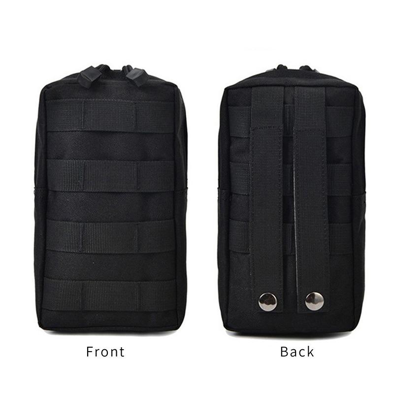 600D Oxford Outdoor Military Tactical Bag EDC Molle Tool Zipper Waist Accessories Durable Belt Comouflage Pouch Hunting Airsoft
