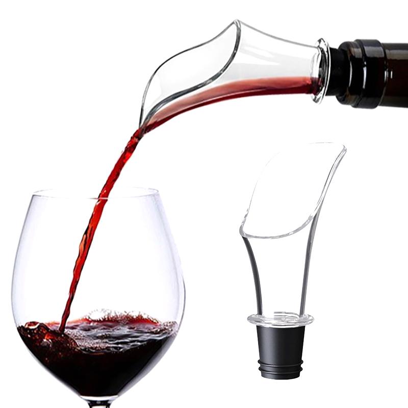 Wine Aerating Pourer Spout Decanter Magic Wine Decanter Wine Aerator Quick Aerating Pouring Tool Pump Portable Filter