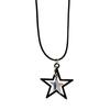 Black Star Pendant Necklace Exquisite Punk Double Star Clavicle Chain Unique Choker Jewelry Hip Hop Earring Eye Catching