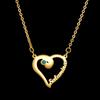 Atoztide Custom Personalized Birthday Stone Necklaces Stainless Steel Name Gold Color Necklace Jewelry Chain Pendant for Women