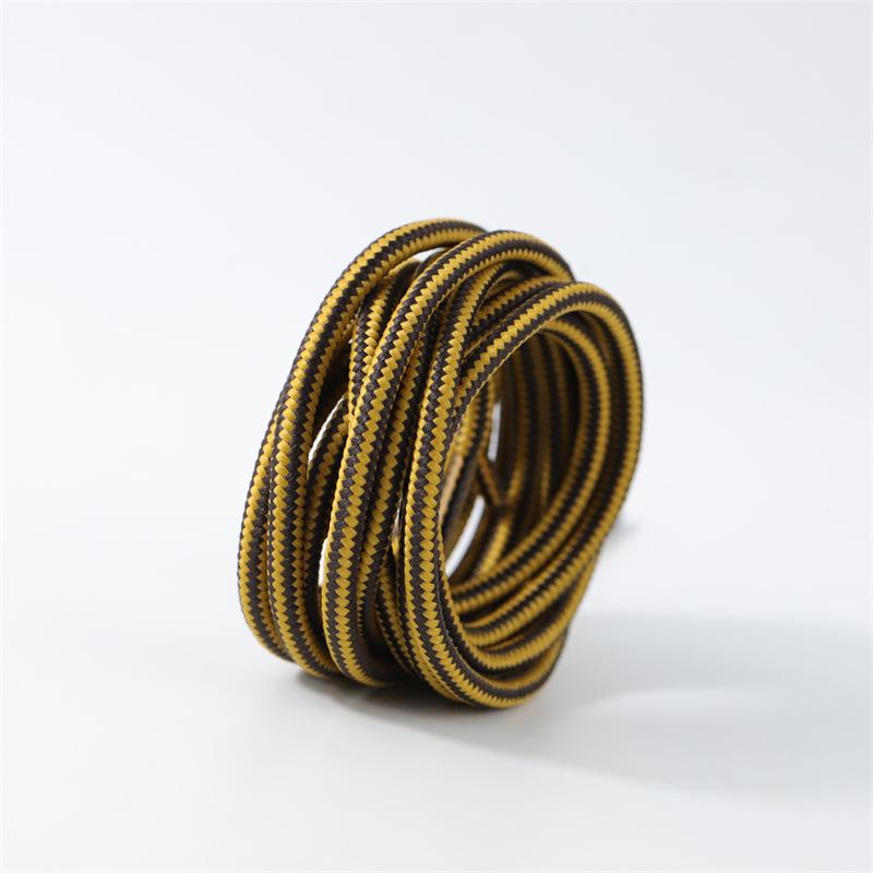 

Круглі шнурки для черевиків-дезертів, мартінсів та робочих черевиків жовто-коричневого, кавового, мокко та чорного кольорів. 180 cm