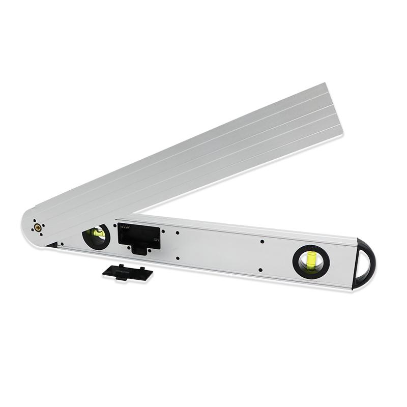 SHAHE Digital Angle Finder 0-225 ° Digital Protractor With Measuring Ruler Horizontal And Vertical Bubble Level Tool