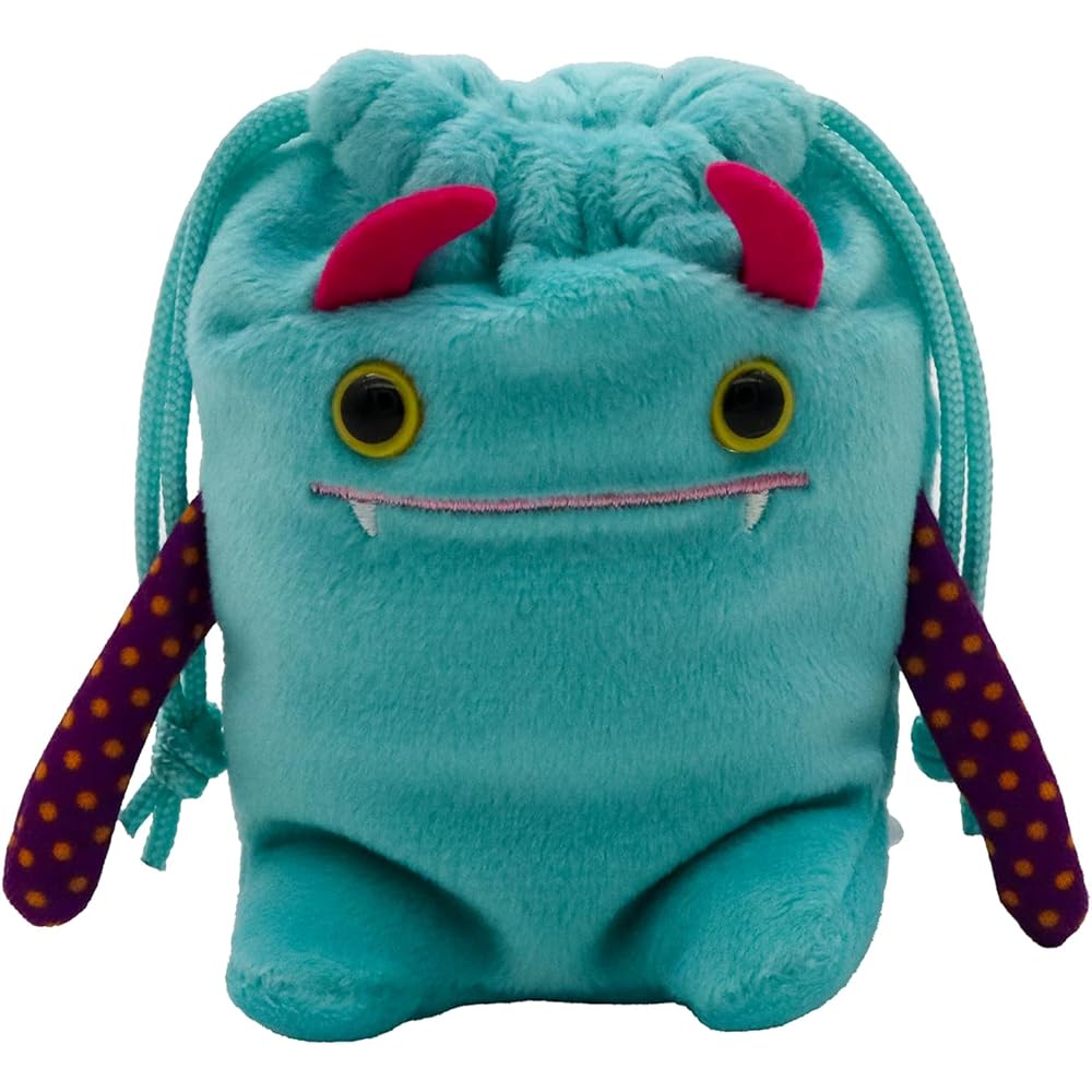 Sinada Mokeke Chimokke Kinchaku Goni Plush Toy Bag 20cm