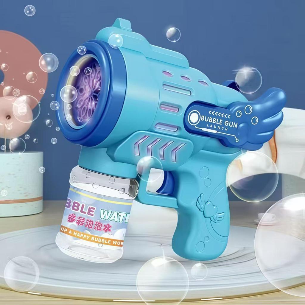 Automatic Space Bubble Gun - Luminous Handheld Toy for Kids