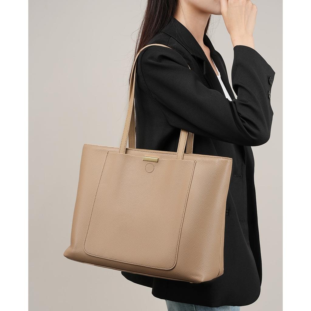 Large Women's Genuine Leather Sling Bags Ladies Shoulder Bag Top Grade Tote Shopper Commuter Bag Luxury Designer Handbags For Women