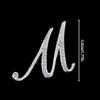 1PC 26 Letters Classic Charm Women Brooch Accessories Rhinestone Jewelry Clothing Decoration Crystal Pins Temperament