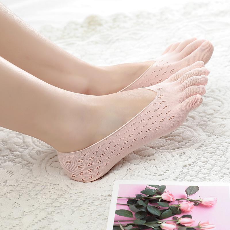 Orthopedic Compression Socks Women's Toe Socks Ultra Low Cut Liner with Gel Tab Breathable/sweat-absorbent/deodorant/invisible
