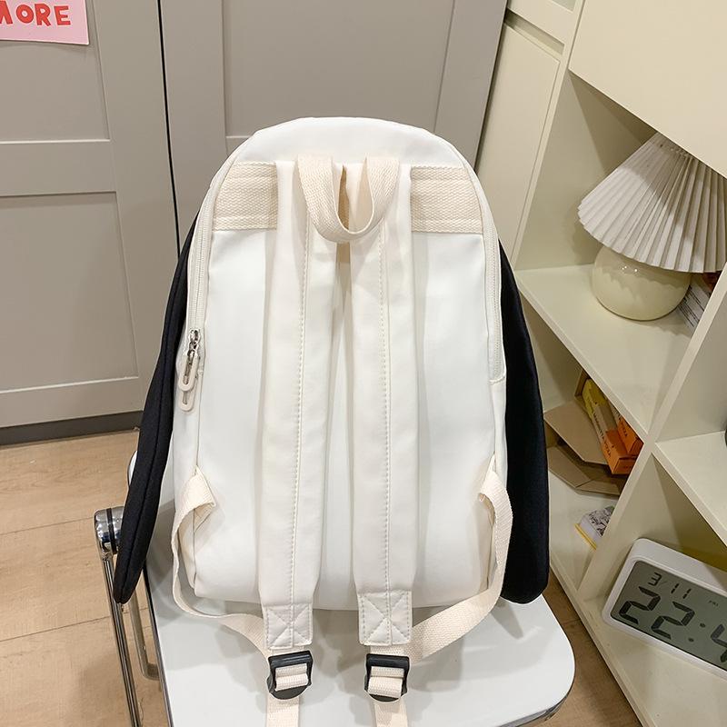 School bag cute puppy cartoon backpack super cute funny large capacity school bag going out travel bag versatile niche backpack