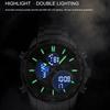 Naviforce Luxus-Mode-Herren-Armbanduhr, multifunktional, Dual-Display, Edelstahl, Quarzuhren